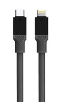 Kabel Tactical Fat Man Cable USB-C/Lightning 1m, šedá