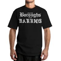 ulična majica muško - Boroughs - FAMOUS STARS & STRAPS - Black S