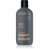 Attitude Super Leaves Men Shower Gel гель для душу для чоловіків Amber & Citrus 415 мл