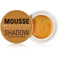 Makeup Revolution Mousse kremasto sjenilo za oči nijansa Gold 4 g