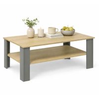 Livetastic KONFERENČNÝ STOLÍK, antracitová, medová, kompozitné drevo, 100/55/44 cm