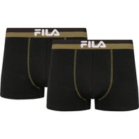 Fila MAN BOXERS 2 PACK Мъжки боксерки, черно, размер