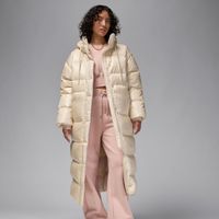Jordan Wmns Down Parka Jacket Legend Light Brown - Dámske - Bunda Jordan - Hnedé - FV7143-203 - Veľkosť: M