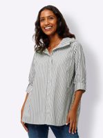 heine Bluza  kaki / bijela