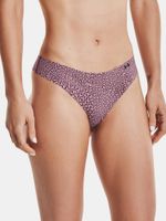 Under Armour Panties PS Thong 3Pack Print-PNK - Women's