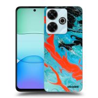 Silikónový čierny obal pre Xiaomi Redmi 13 4G - Blue Magma