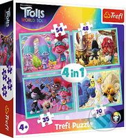 Trollovia, 4 v 1 - puzzle z kategorie 15 - 60 dílků