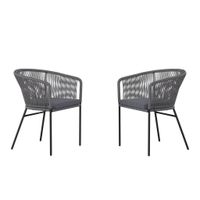 Ambia Garden SADA ZÁHRADNÝCH KRESIEL, kov, textil