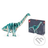 Dinosaurus Diplodocus Dino (Janod Drevené 3D puzzle) - puzzle z kategorie Maxi dílky