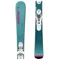 Elan LIL FOX JRS + EL 7.5 GW Ски за спускане, тюркоазено, размер