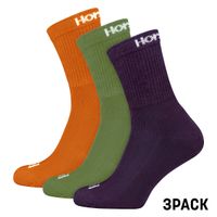 HORSEFEATHERS Ponožky Delete 3Pack - multicolor VII GREEN velikost 11 - 13