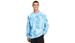 Dedicated Sweatshirt Malmoe Tie Dye Blue Pánske - Mikiny a mikiny s kapucou Dedicated - Modrá - 18252-XL - Size: XL
