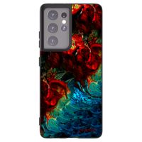 Silikónový čierny obal pre Samsung Galaxy S21 Ultra 5G G998B - Universe