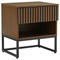 Xora NOČNÝ STOLÍK, tmavý dub, 50/55/40 cm