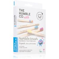 The Humble Co. Brush Kids četkica za zube od bambusa ultra soft za djecu 5 kom