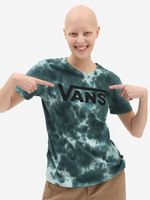 Vans Cloud Wash Logo Crew Póló Kék