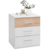 Ti'me SADA NOČNÝCH STOLÍKOV, biela, farba buka, 46/56/41 cm