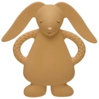 Moonie Natural Teether Rabbit grizalo Cappucino 1 kos