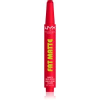 NYX Professional Makeup Fat Matte балсам за устни с матиращ ефект Fuzzy Flame 2 гр.