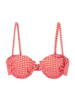 Bershka Bikini gornji dio  crvena / bijela