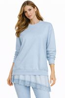 MODA - ID8857 Niebieski plecak
