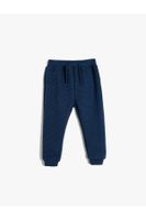 Koton Basic Sweatpants Tie Waist Textured