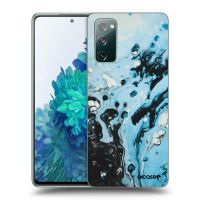 Silikónový prehľadný obal pre Samsung Galaxy S20 FE - Organic blue