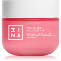 3INA The Sorbet Face Cream ľahký hydratačný krém na tvár 50 ml