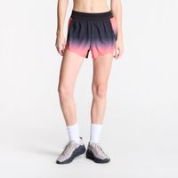 Szorty Nike AeroSwift Women's Dri-FIT ADV 3" Brief-Lined Running Shorts Black/ Bright Crimson/ Metallic Silver M