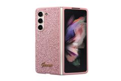 Ovitek GUESS GLITTER FLAKES Samsung Galaxy Z Fold 5 5G pink
