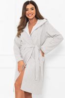 Dámský župan Italian Fashion Kalta - bavlna Světle šedá S