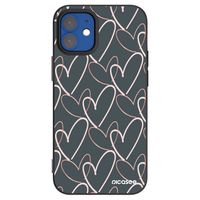 Silikónový čierny obal pre Apple iPhone 12 mini - Veľa lásky