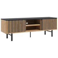 Landscape NÍZKA KOMODA, akácia, čierna, farba akácie, 160/55/45 cm