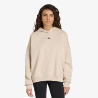 Φούτερ adidas 3 Stripes Studio Hoodie Crystal Linen L
