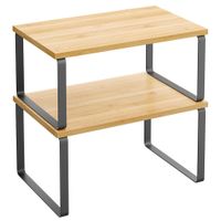KUCHYŇSKÝ REGÁL, přírodní barvy, černá