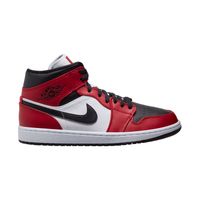 Air Jordan 1 Mid "Chicago Black Toe" - Pánske - Tenisky Jordan - Čierne - 554724-069 - Veľkosť: 44.5