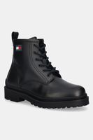 Tommy Jeans Kožená obuv Tommy Jeans TJM LACE UP RUBBERIZED