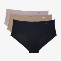 Majtki Under Armour Pure Stretch Hipster 3-Pack Black XS
