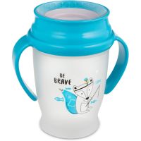 LOVI Indian Summer Junior 360° skodelica z ročaji 9+ m Boy 250 ml