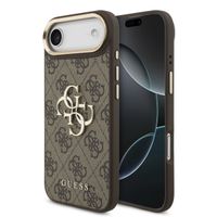 GUESS 4G METAL Zaščitni ovitek za Apple iPhone Air BROWN