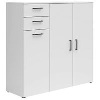 Carryhome KOMODA, biela, 120/115/40 cm