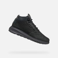 Men's Black Ankle Boots Geox Aerantis 4X4 ABX - Men