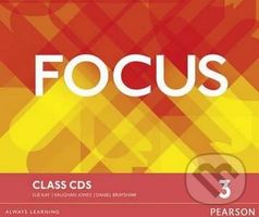 Focus 3: Class CDs - Vaughan Jones, Daniel Brayshaw, Sue Kay - audiokniha z kategorie Jazykové učebnice a slovníky