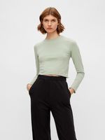 Pieces Maddi Crop top zelena