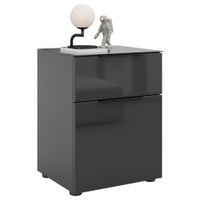 NOČNÝ STOLÍK, antracitová, 45/60/40 cm