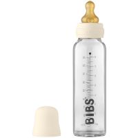 BIBS Baby Glass Bottle 225 ml пляшечка для годування Ivory 225 мл