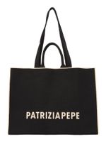 PATRIZIA PEPE Shopper torba  ecru/prljavo bijela / crna