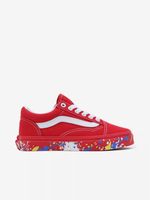 Vans UY Old Skool Kinder Tennisschuhe Rot