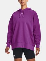 Under Armour UA Rival Fleece OS Hoodie Sweatshirt Lila