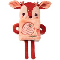 Lilliputiens Cuddle Book Stella εκπαιδευτικό βιβλίο δραστηριοτήτων με έντονα χρώματα 6 m+ 1 τμχ